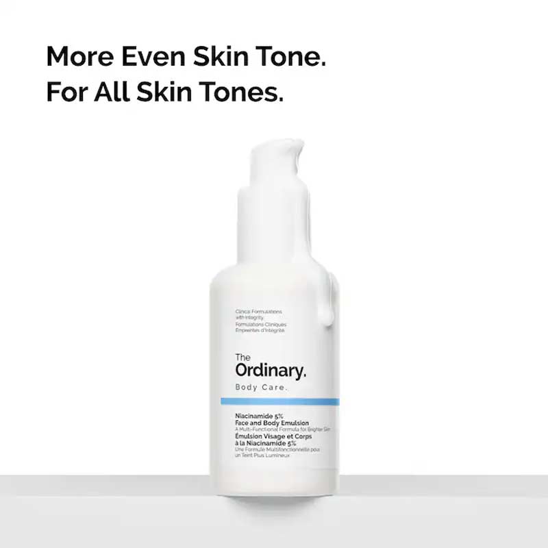 The Ordinary | Niacinamide 5% Face and Body Emulsion | skin barrier strength | skin hydrating serum | uneven skin tone on body