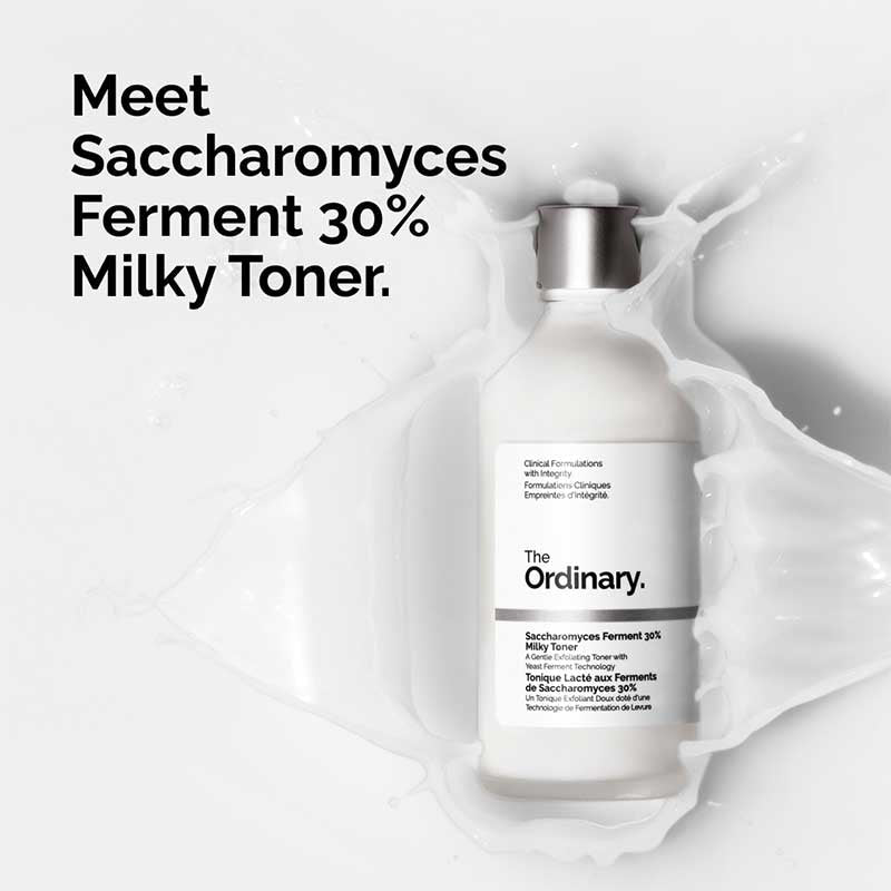 The Ordinary Saccharomyces Ferment 30% Milky Toner | Gentle exfoliating toner | Yeast Ferment Technology