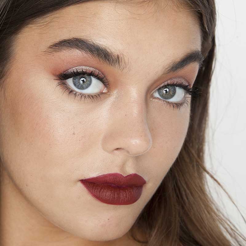 theBalm Mad Lash Mascara | fuller lashes | black | applied