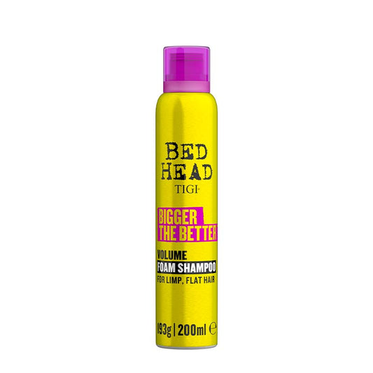 TIGI Bed Head Bigger the Better Volume Foam Shampoo | foam shampoo | volume | body | bounce