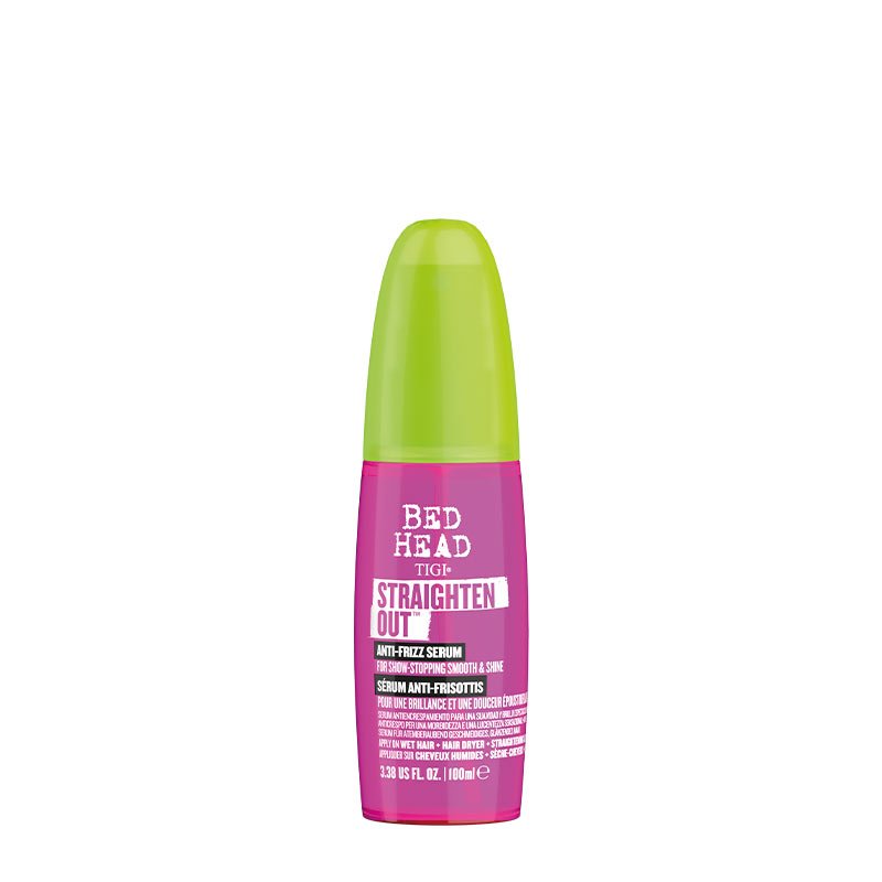 TIGI Bed Head Straighten Out Anti Frizz Serum | fight frizz | heat protection | glossy hair | shine | smooth hair | anti frizz
