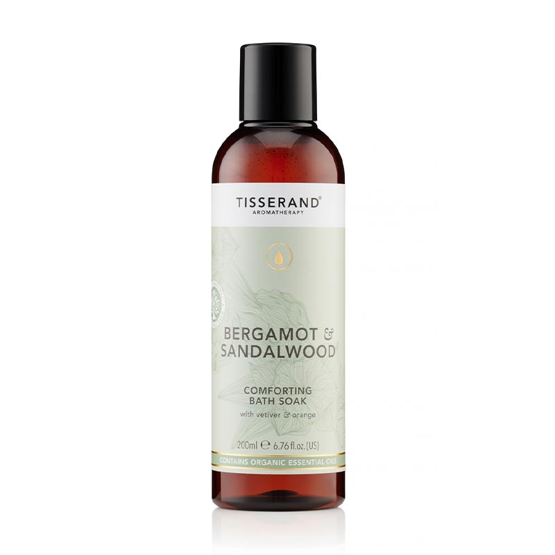 Tisserand Bergamot and Sandalwood Comforting Bath Soak | bath gel | bath wash