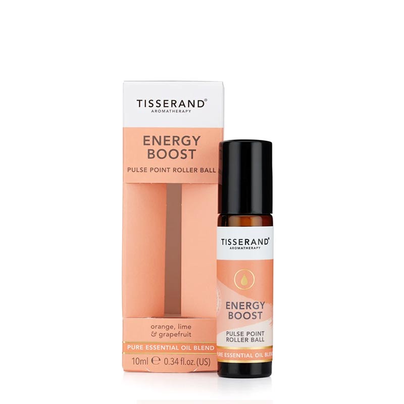 Tisserand Energy Boost Pulse Point Roller Ball | rollerball | 100% natural pure essential oils | wellness | aromatherapy