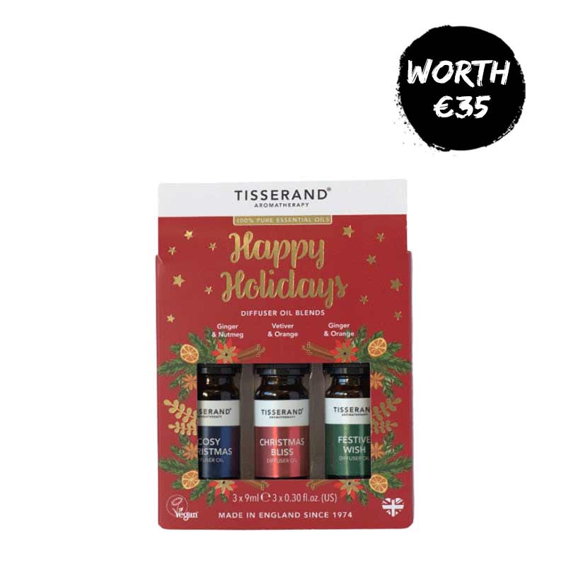 Tisserand Happy Holidays Trio Gift Set Discontinued