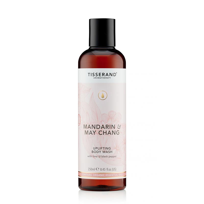 Tisserand Mandarin and May Chang Body Wash | Uplifting | shower gel | bath wash | aromatherapy
