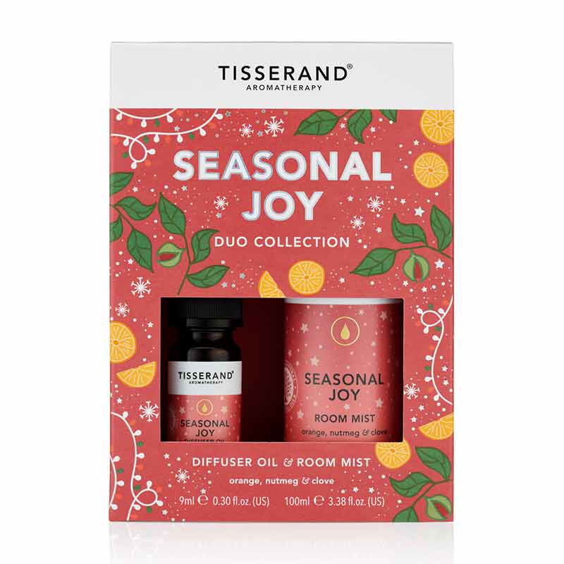 Tisserand Seasonal Joy Diffuser Oil Duo, christmas stocking fillers, essential oils, christmas gifts under €10