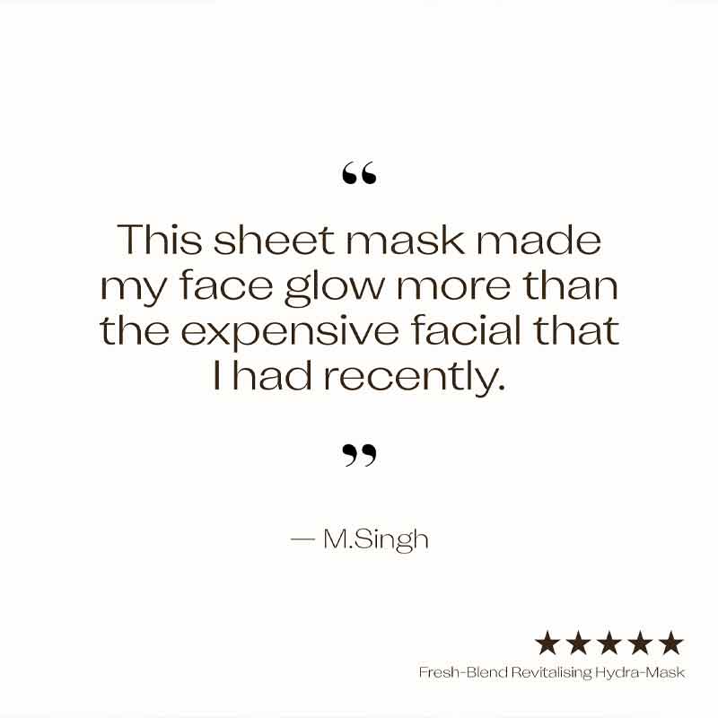 Trilogy Fresh Blend Revitalising Hydra Mask, dull skin