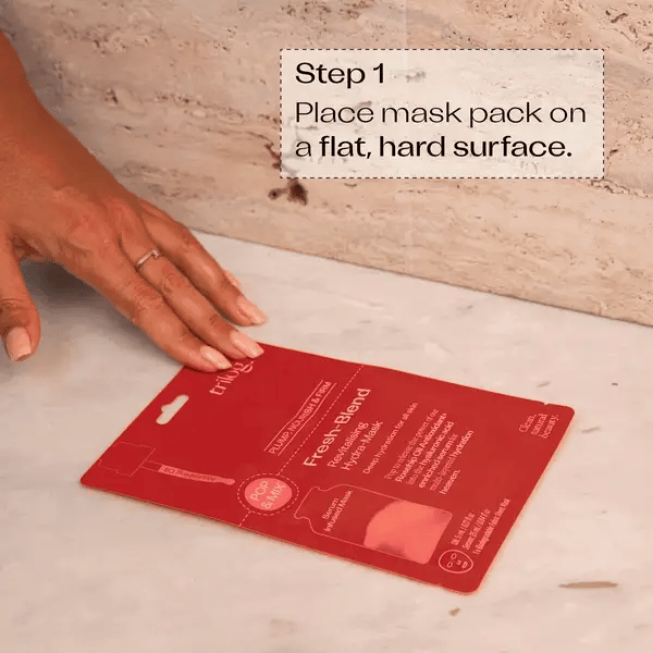 How to use the Trilogy Fresh Blend Revitalising Hydra Mask