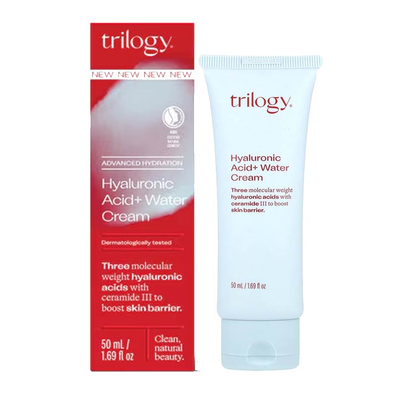 Trilogy Hyaluronic Acid+ Water Cream, Trilogy natural skincare