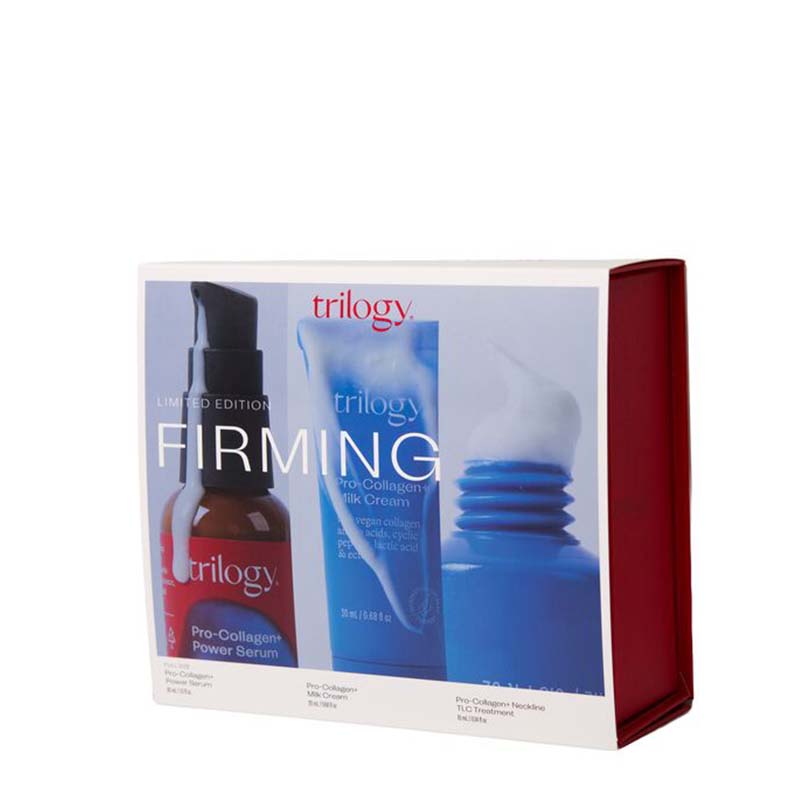 Trilogy Limited Edition Firming Skincare Gift Set White Background