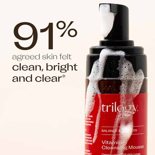 Trilogy Vitamin C Cleansing Mousse, Vitamin C skincare