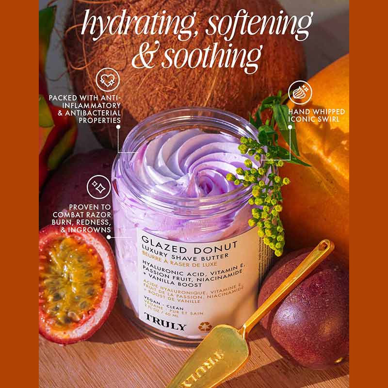 Truly Beauty Glazed Donut Luxury Shave Butter Scent Benefits