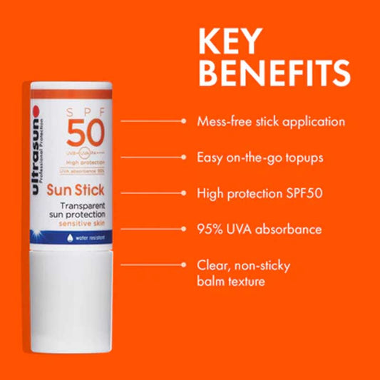 Ultrasun Sun Stick SPF50 Key Benefits
