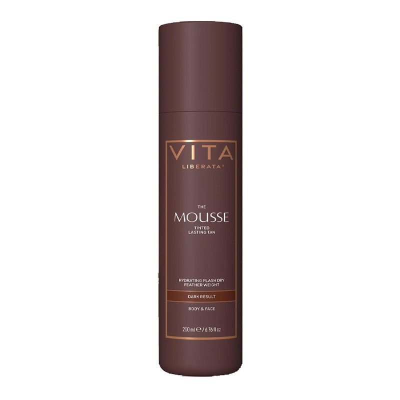 Vita Liberata Tinted Tanning Mousse Dark, dark tanning mousse, vita liberata tan foam