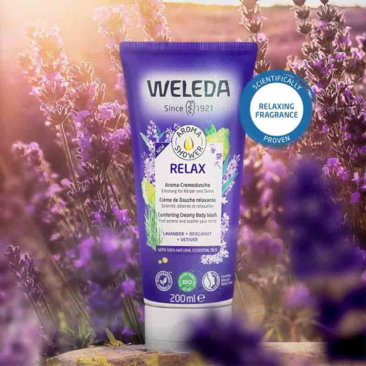 Weleda Aroma Body Wash - Relax Comforting Creamy Body Wash