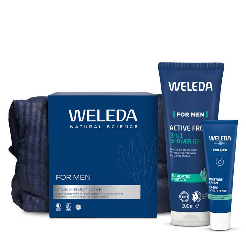 Weleda Face and Body Care Gift Set for Men