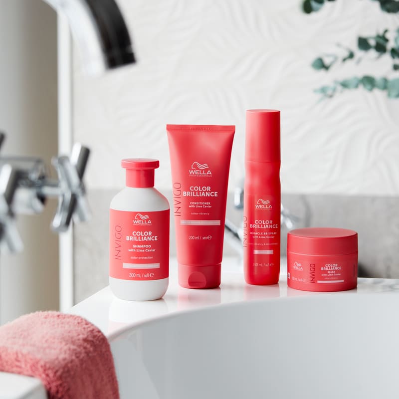 Wella Professionals | Invigo Colour Brilliance Conditioner | Fine to Medium Coloured Hair | colour brilliance range | wella Professional haircare | fine to medium hair | coloured hair
