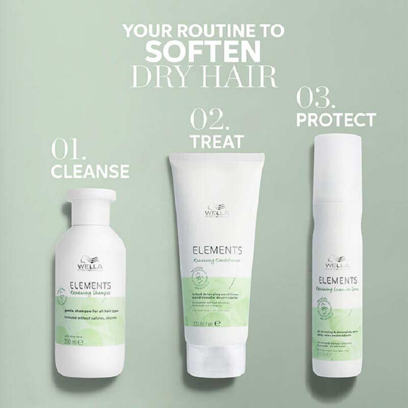Wella Professionals | Elements Renewing Conditioner | dry hair products | solutions for dry hair | professional haircare for dry hair