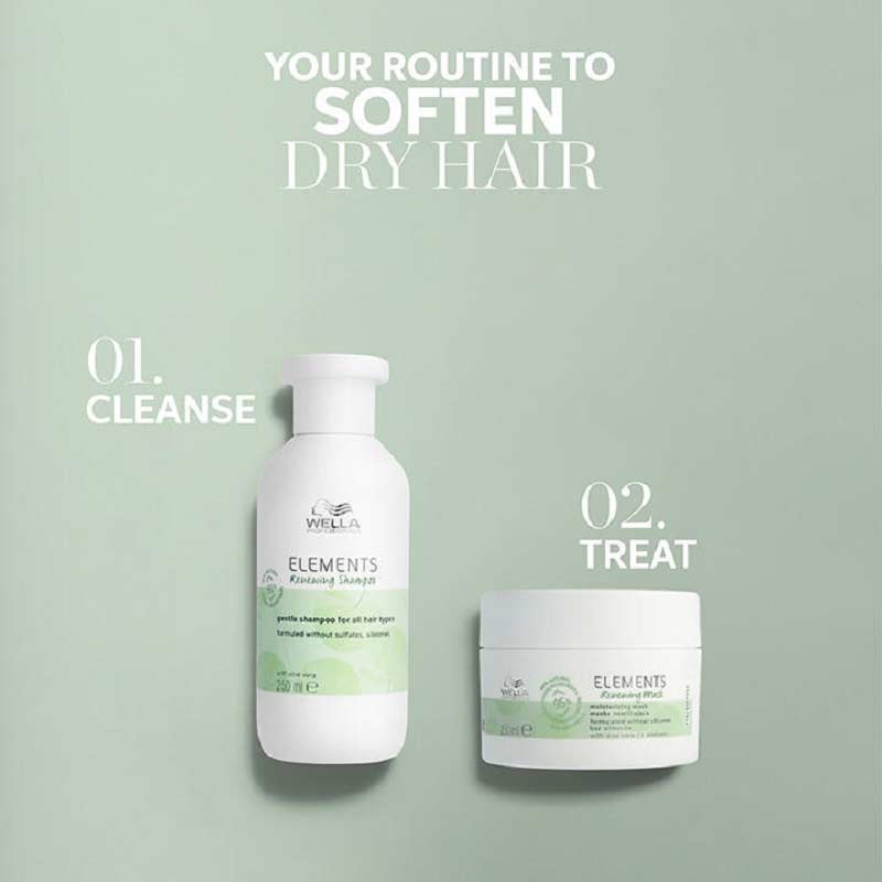 Wella Professionals | Elements Renewing Shampoo | dry hair | haircare for dry hair