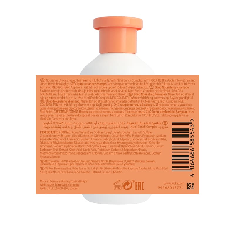 Wella Professionals | Invigo Nutri Enrich | Mask | ingredients