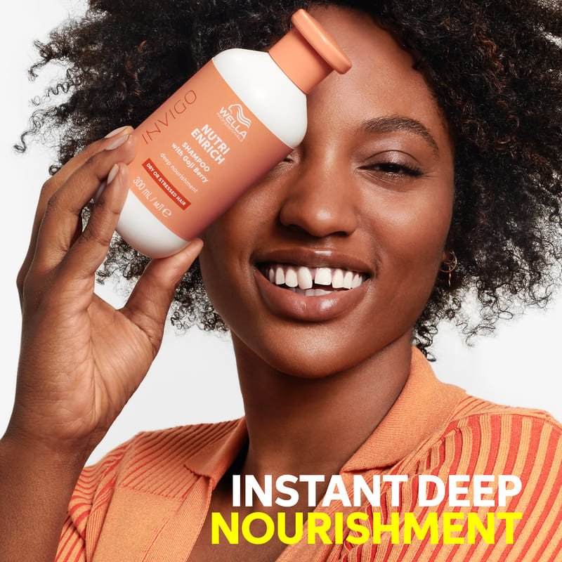 Wella Professionals | Invigo Nutri Enrich | Mask | nourishing shampoo | stressed hair | dry hair solutions