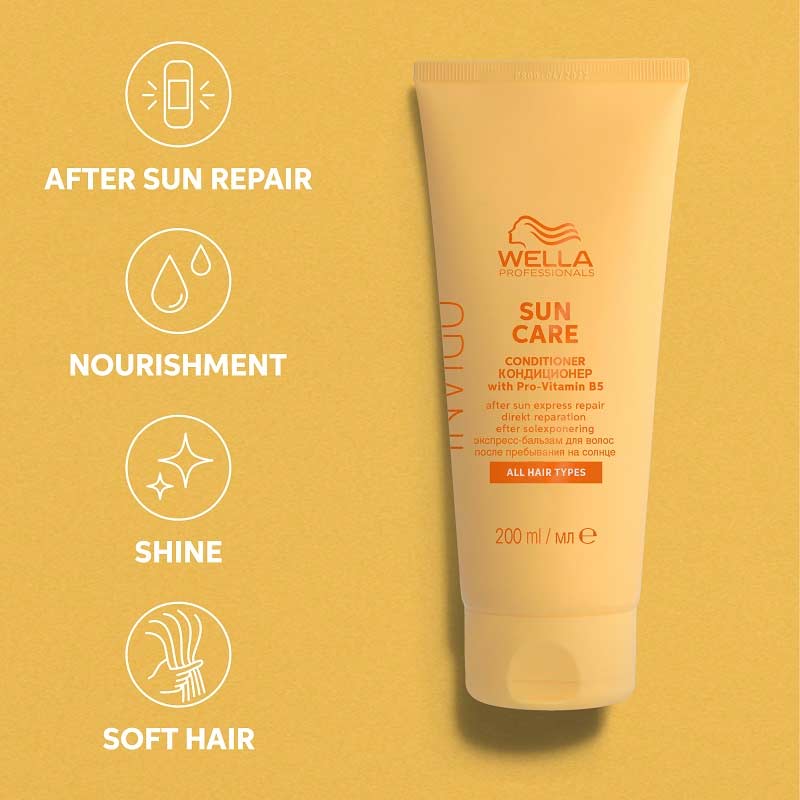 Wella Professionals | Invigo Sun Care | Conditioner | colour protection | shiny hair | soft hair | wella professional conditioner