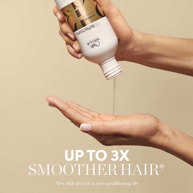 Wella Professionals | Oil Reflections | Luminous Reveal Shampoo | smoothing shampoo | professional shampoo for dull hair | frizzy hair