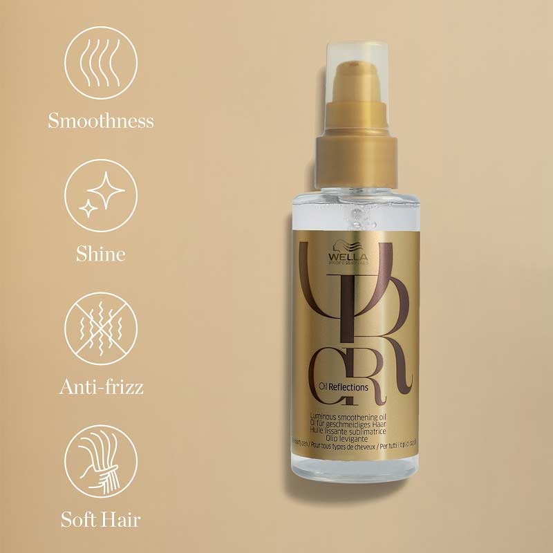 Wella Professionals | Oil Reflections | Oil Reflections Luminous Smoothening Oil | hair oil | smoothing hair oil | hair oil for shine | anti-frizz hair oil | haircare for soft hair