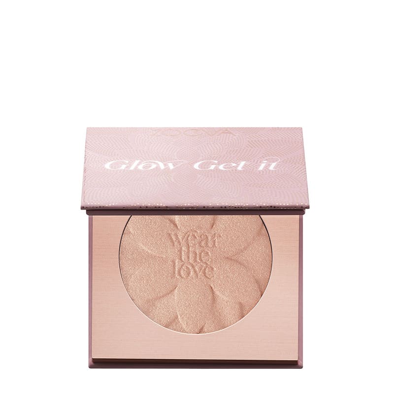 ZOEVA Glow Get It Highlighter | highly pigmented formula | radiate luminosity | all skin types | two illuminating shades | long-lasting glow | Rose Golden