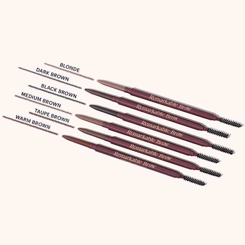 ZOEVA Remarkable Brow Pencil | Makeup | eyes | brows | eyebrows | pencil | define | fill | shade | full | easy | spoolie | vegan | cruelty free