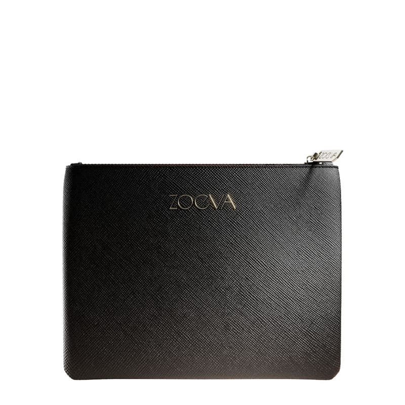 Zoeva | The Artists Brush Set | 15 essential makeup brushes | stylish clutch | traditionally handcrafted | premium components | innovative | white Soft-Vegan-Performance™ hair mix brushes | powder formulas | vegan mono hair mix brushes | black hair | white tips | liquid | cream | gel textures | unleash inner artist | artistry | no bounds
