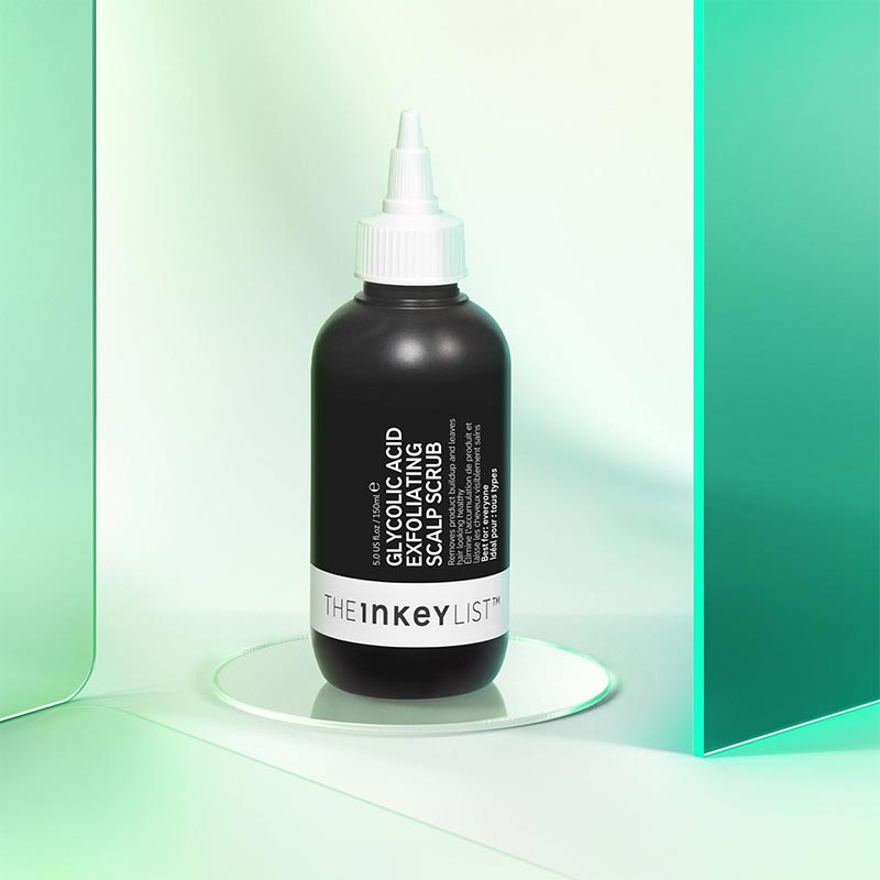 The INKEY List Glycolic Acid Exfoliating Scalp Scrub | hair growth treatment | HELP HAIR MICROBIOME | help scalp | pre shampoo treatment for scalp