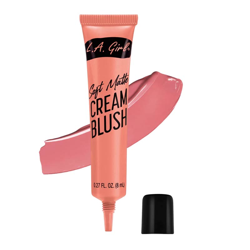 LA Girl Soft Matte Cream Blush shade rosebud | vitamin n e blusher