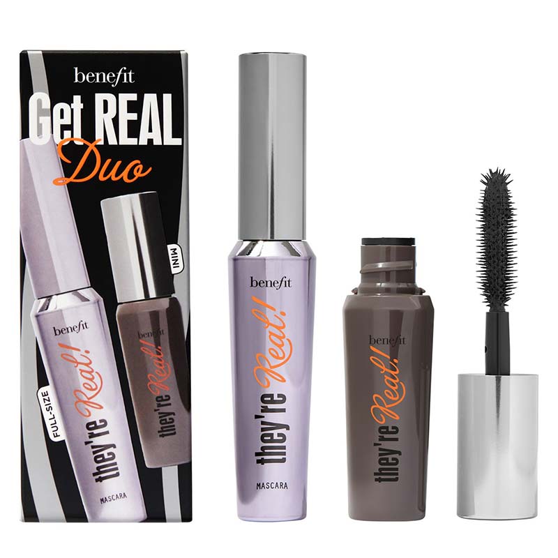 Benefit Cosmetics Get Real Duo | Benefit cosmetics | They're real mascara | lengthening mascara | black mascara