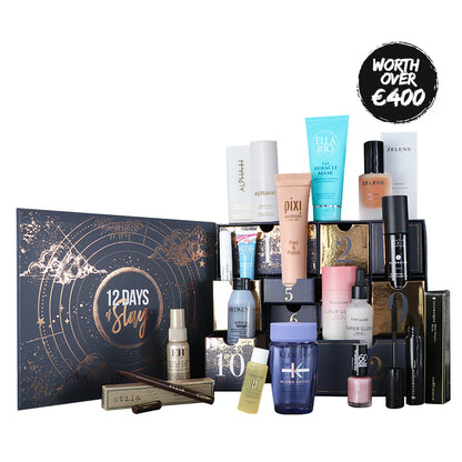 The Cloud 10 Beauty 12 Days of Slay Gift Set Vol. VI | Limited edition luxury gift set | 15 luxurious beauty products | Various favorite beauty brands | Stunning gift box | Perfect for treating yourself | Slay the holiday season in style!