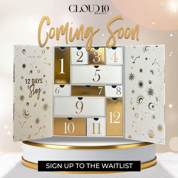π Get ready to slay the holiday season with Cloud10 Beauty's dazzling '12 Days of Slay' Advent Calendar! πβ¨ Sign up now to be the first in line for this beauty extravaganza! β°π #SlayAllDay #HolidayGlam