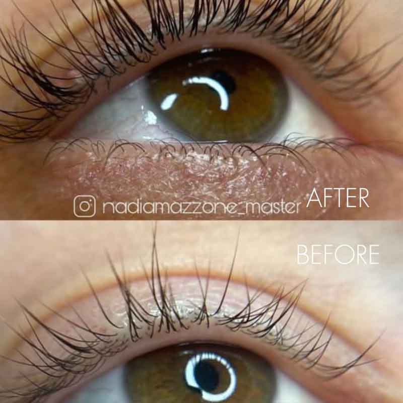 SWEED Pro Lash Growth Serum Travel Size Before & After