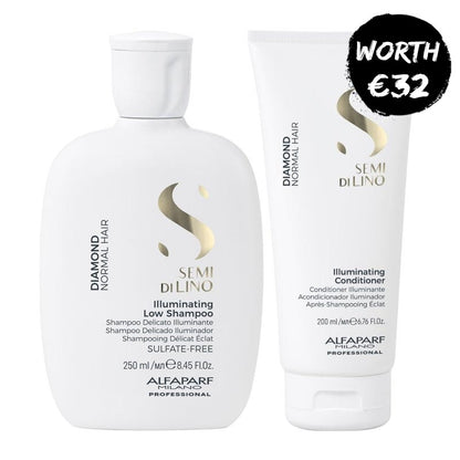 Alfaparf Semi Di Lino Diamond Shampoo & Conditioner Duo For Dull Hair