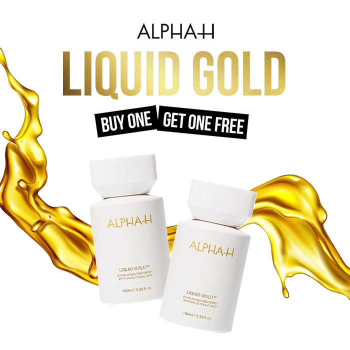 ✨ Unleash the glow with Cloud10 Beauty! Buy one Alpha-H Liquid Gold, and get another FREE! ✨ Double up on the magic and let your skin shine bright like gold! 🏆💛 #BeautyDeals #GlowGoals
