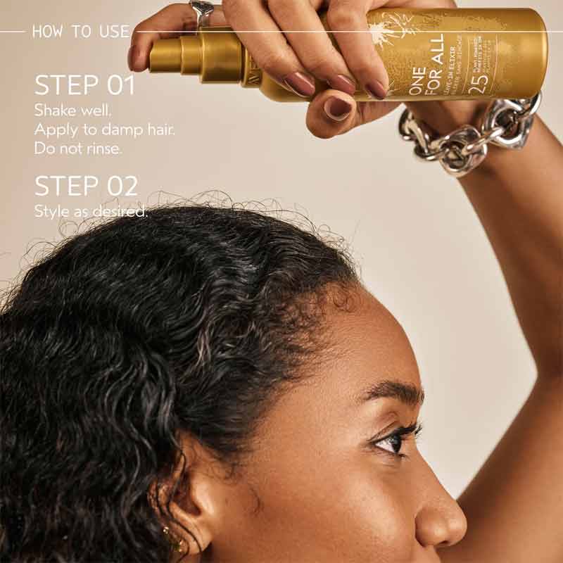 How to use the Aveda One For All Leave-In Elixir