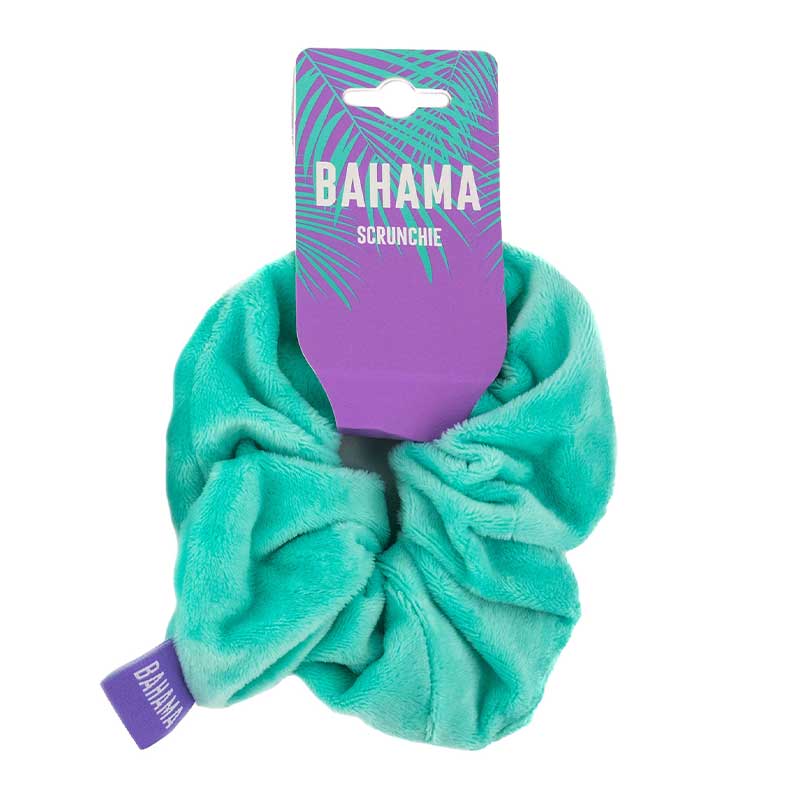 Bahama Scrunchie | Adds Flair to Ponytail | Protects Hair from Damage and Creases | Ideal for Skincare or Self-Tanning Routines | Upgrade Your Hair Routine