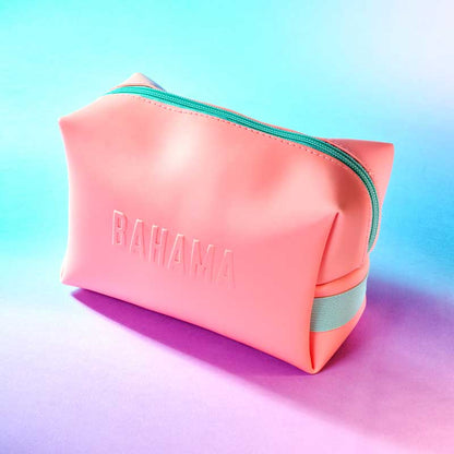 Bahama Silicone Makeup Bag | Vibrant Toiletry Bag | Perfect for Storing Bahama Skin Essentials | Keeps Beauty Routine Tidy | Splash of Color