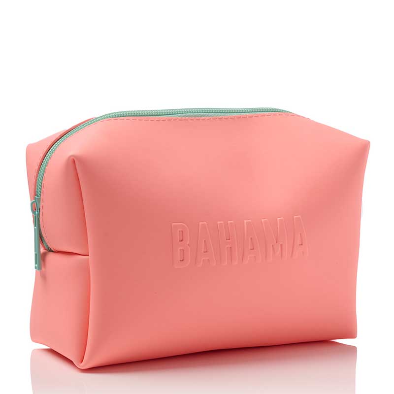Bahama Silicone Makeup Bag | Vibrant Toiletry Bag | Perfect for Storing Bahama Skin Essentials | Keeps Beauty Routine Tidy | Splash of Colour