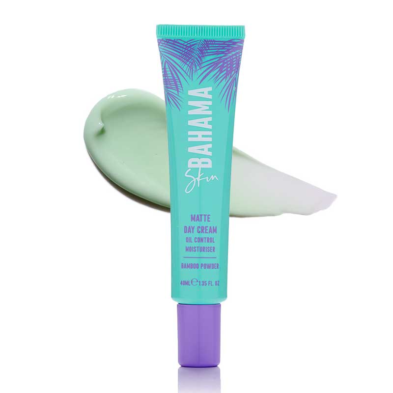 Bahama Skin Matte Day Cream | Ultimate 2-in-1 Hybrid Moisturizer | Provides Shine-Free Complexion | Infused with Bamboo Powder for Non-Greasy, Oil-Controlling Finish | Ensures Complete Hydration | Nourishing, Lightweight Formula