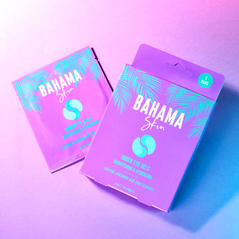 Bahama Skin Under Eye Patches | Designed to Combat Effects of Late Nights and Early Mornings | Hydrating Gel Patches | Brighten, De-puff, and Refresh Delicate Under-Eye Area | Revitalize Tired Eyes | What Are You Waiting For?