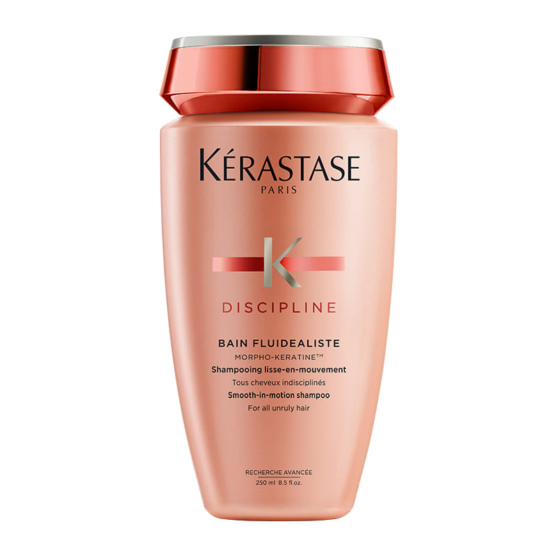 Kérastase Discipline Bain Fluidealiste Smooth-In-Motion Shampoo | Smoothing | Anti-frizz | Shampoo | Fine to normal hair | Unruly hair | Manageable locks | Soft | Supple strands | Wash-friendly
