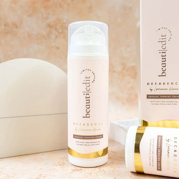 Beauti Edit Decadence Gradual Tanning Cream | packaging | luxury | quality | limited | lorraine keane | gradual | build | skincare | body care 