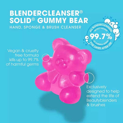 Beautyblender The Sweetest Blend Bear Necessities Cleansing Set | hand | sponge | brush | soap | cleanser | clean | vegan | formula | extend life of beautyblenders 