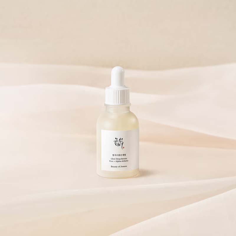 Main Image of Beauty Of Joseon Serum on bed of linen sheets