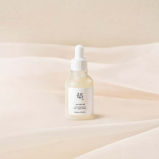 Main Image of Beauty Of Joseon Serum on bed of linen sheets